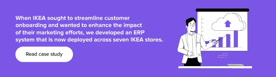 Appinventiv developed an ERP system for IKEA