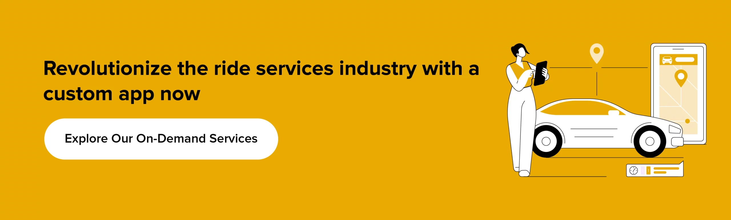 ride services industry with a custom app