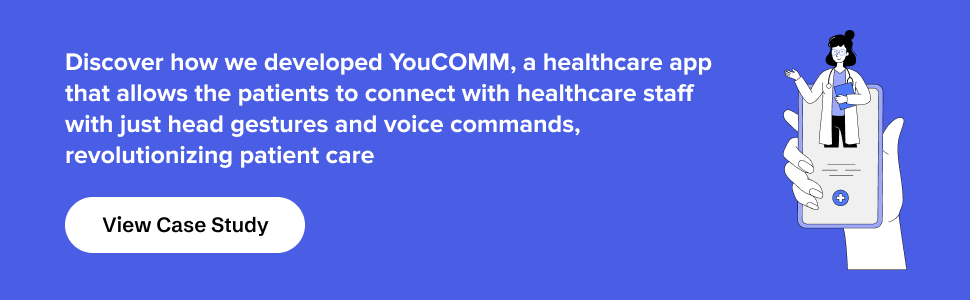 how we developed YouCOMM healthcare app